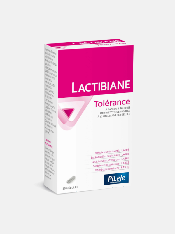 Lactibiane Tolerance - 30 cápsulas - Pileje