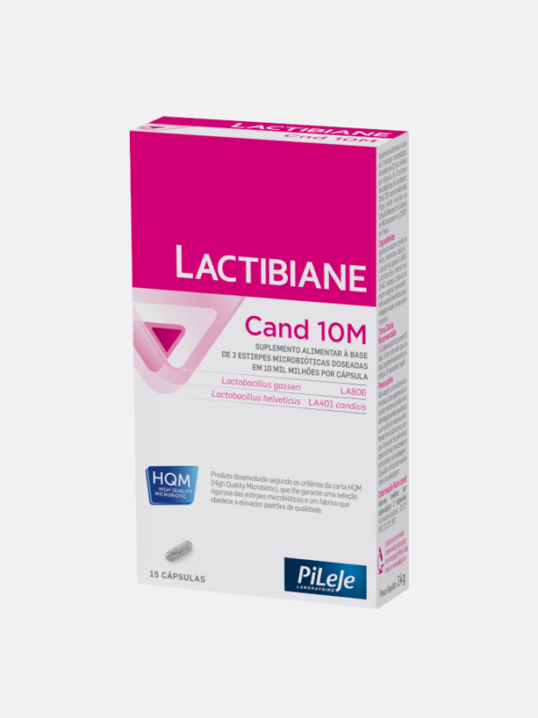 Lactibiane Cand 10M - 15 cápsulas - Pileje