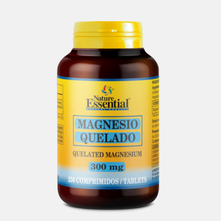 Magnésio Quelado 300mg – 250 comprimidos – Nature Essential