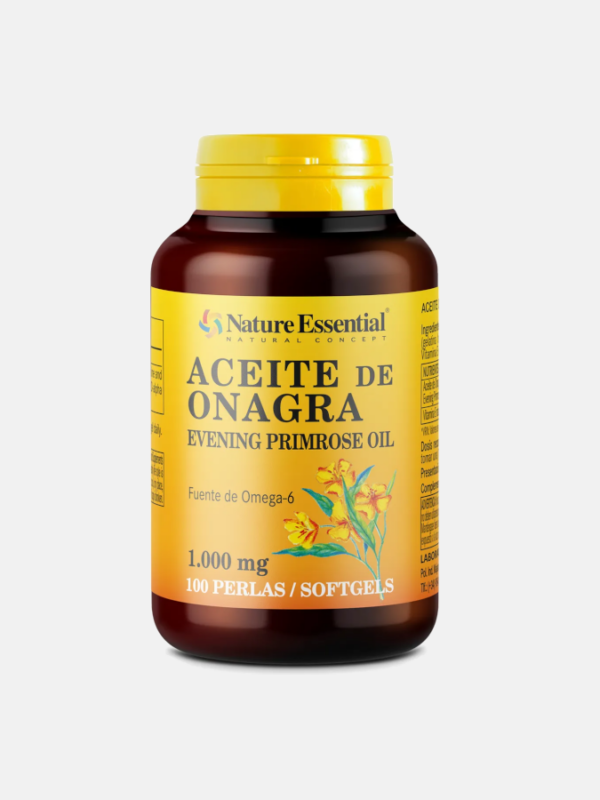 Óleo de Onagra 1000 mg - 100 cápsulas - Nature Essential