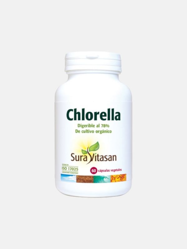 Chlorella - 60 cápsulas - Sura Vitasan