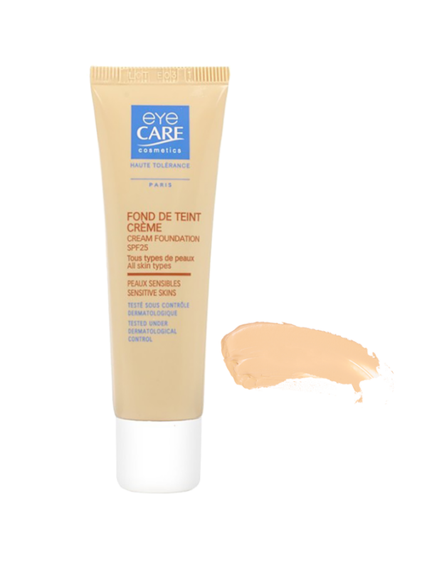 Cream Foundation Beige Clair 1280 SPF25 - 26g - Eye Care Cosmetics