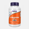 L-Arginina 500mg - 100 veg cápsulas - Now