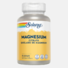 Magnesium Citrate - 90 cápsulas - Solaray