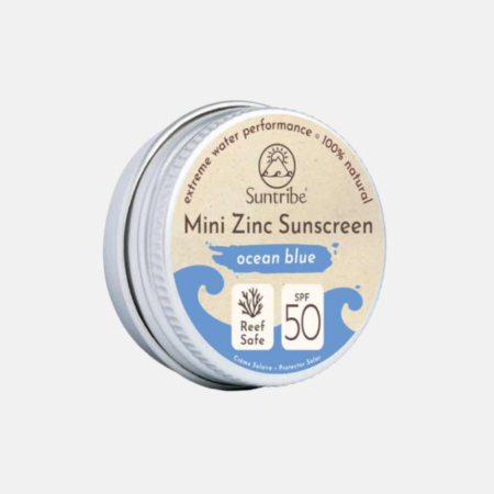 Mini Zinc Sunscreen Face & Sport Ocean Blue SPF 50 – 15g – Suntribe