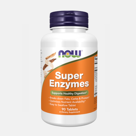 Super Enzymes – 90 comprimidos – Now