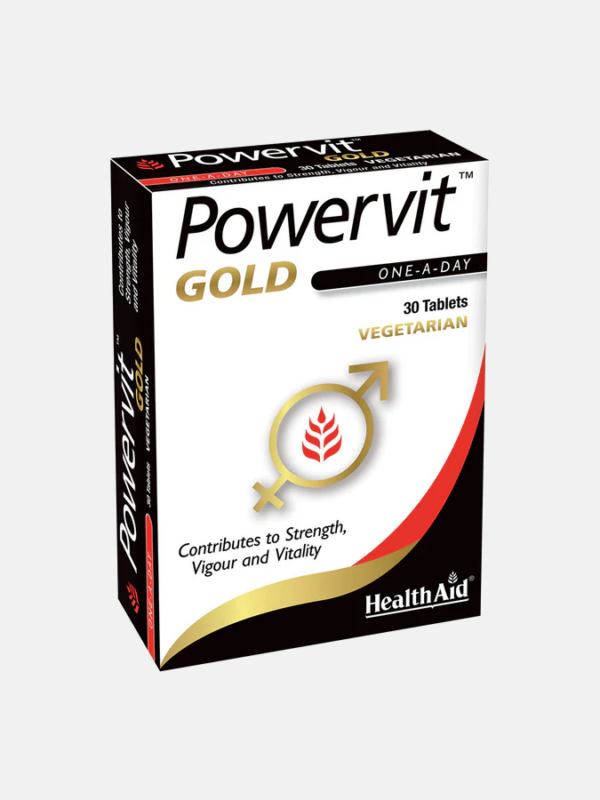 PowerVit Gold - 30 comprimidos - HealthAid