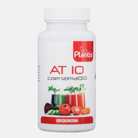 AT 10 Q10 Ubiquinona 100mg – 60 cápsulas – Plantis