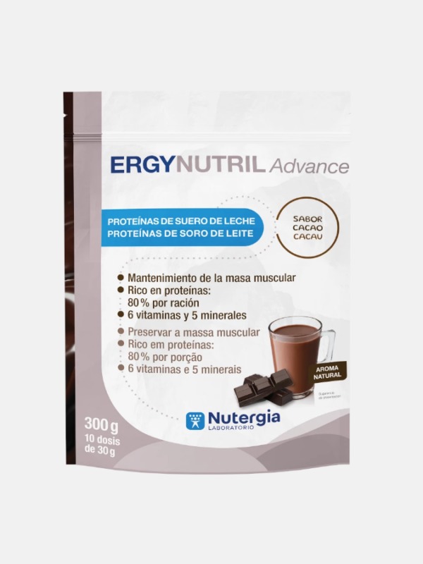 ERGYNUTRIL Advance cacau - 300g - Nutergia