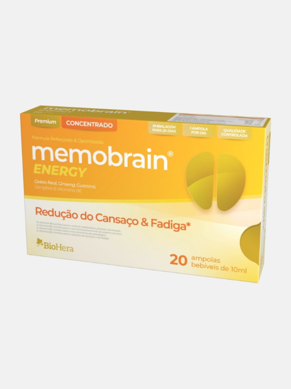 Memobrain Energy - 20 ampolas - Bio-Hera