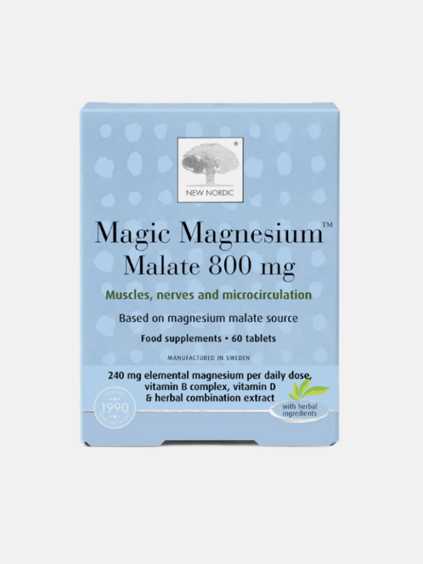 Magic Magnesium Malate 800mg - 60 comprimidos - New Nordic