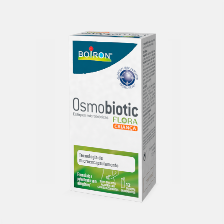 Osmobiotic Flora Criança – 12 saquetas – Boiron