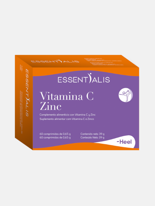 Vitamina C Zinco - 60 comprimidos - Essentialis