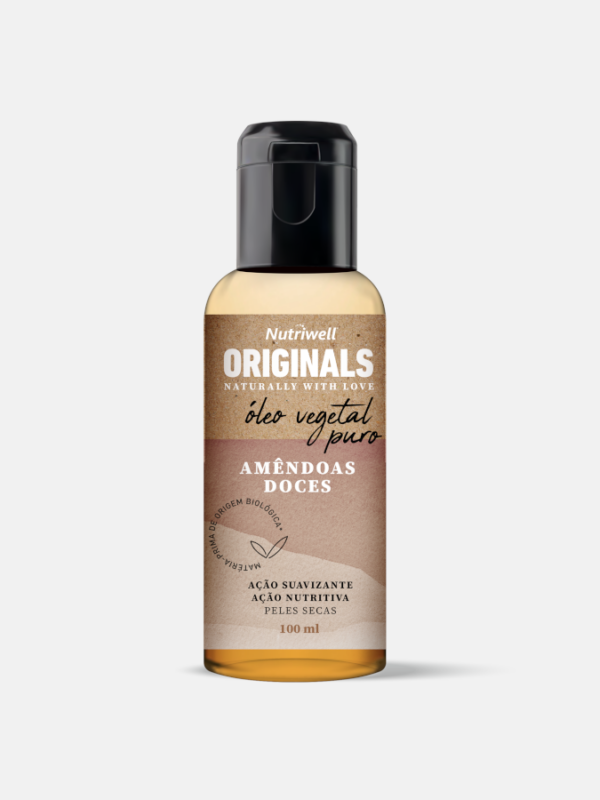 Nutriwell Originals Óleo vegetal puro Amêndoas Doces - 100ml