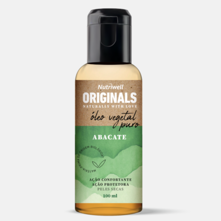 Nutriwell Originals Óleo vegetal puro Abacate – 100ml