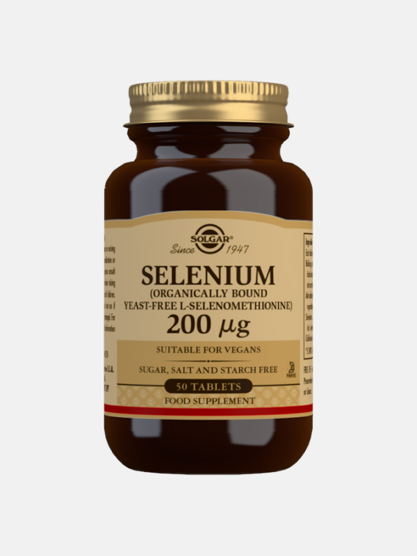 Selenium 200mcg - 100 comprimidos - Solgar