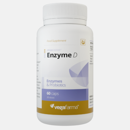 Enzyme D – 60 cápsulas – Vegafarma