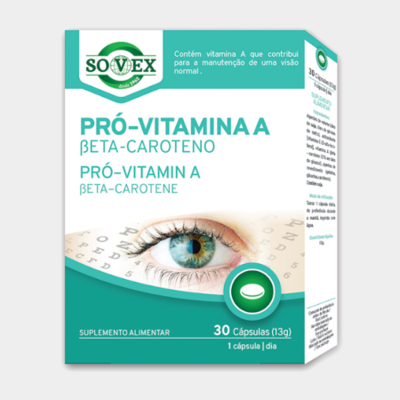 Pró-Vitamina A – 30 cápsulas – Sovex