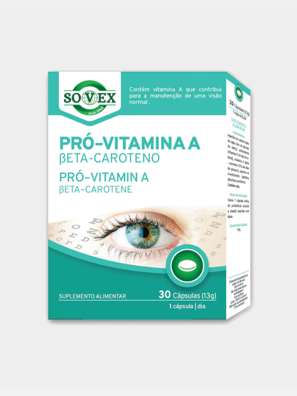 Pró-Vitamina A - 30 cápsulas - Sovex