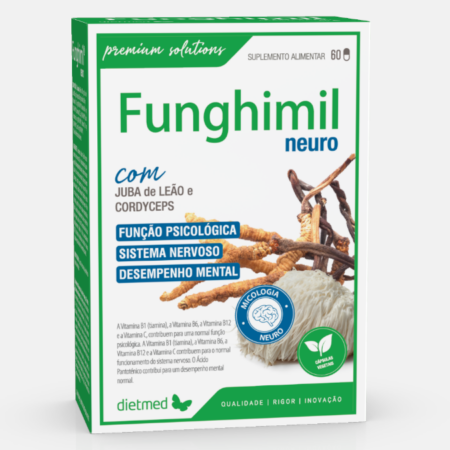 Funghimil Neuro – 60 cápsulas – DietMed