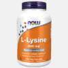 L-Lysine 500mg - 250 veg cápsulas - Now