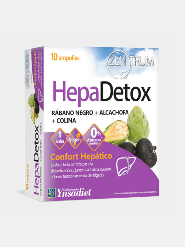 Hepa Detox - 10 ampolas - Zentrum