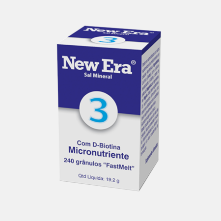 NEW ERA 3 Ferrum phosphoricum – 240 grânulos