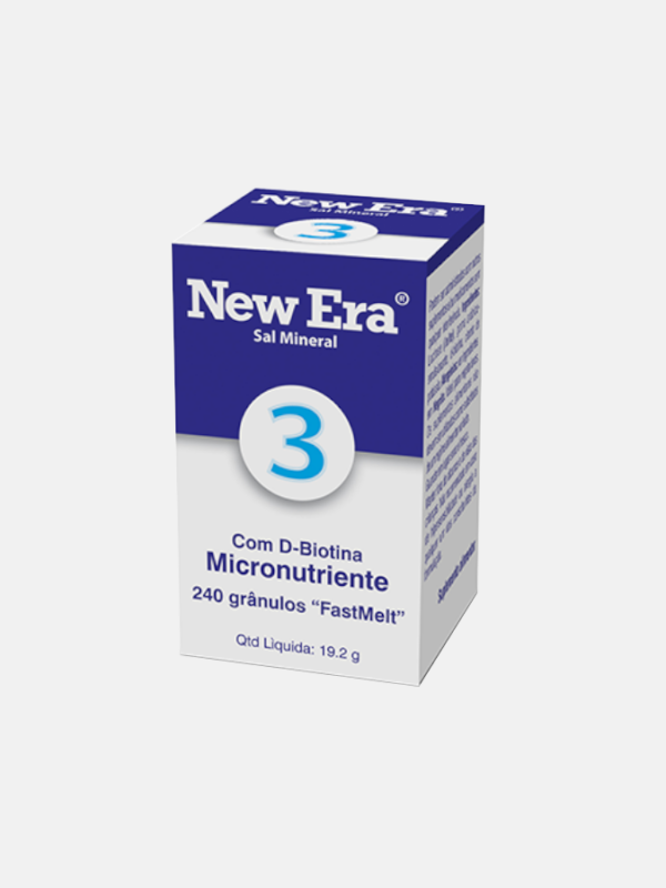 NEW ERA 3 Ferrum phosphoricum - 240 grânulos