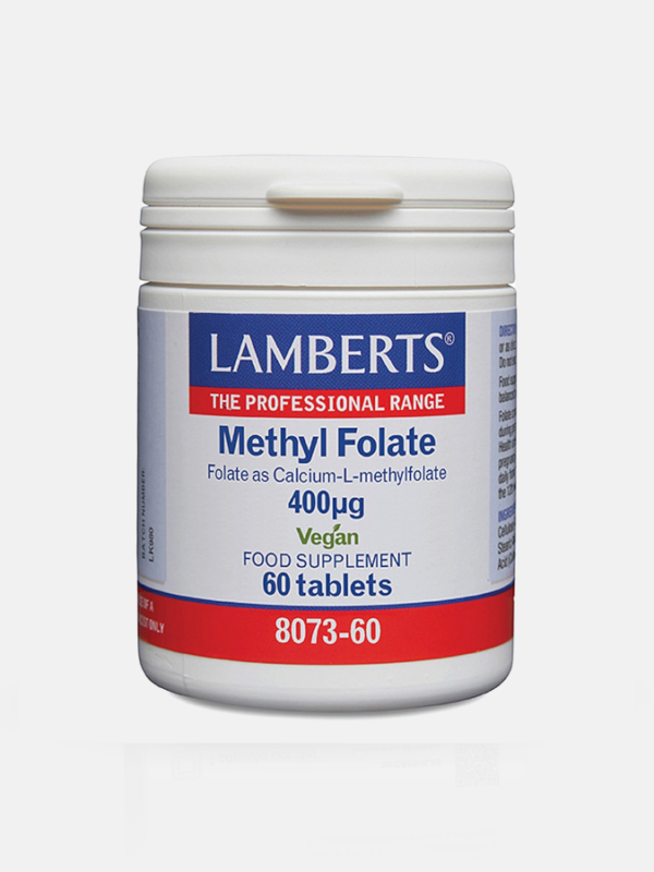 Methyl Folate 400µg - 60 comprimidos - Lamberts