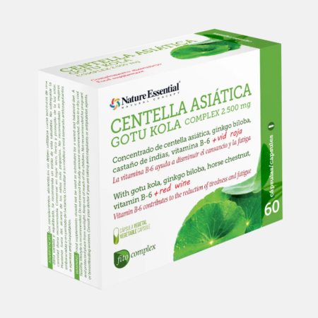 Centelha Asiática Complex – 60 cápsulas – Nature Essential