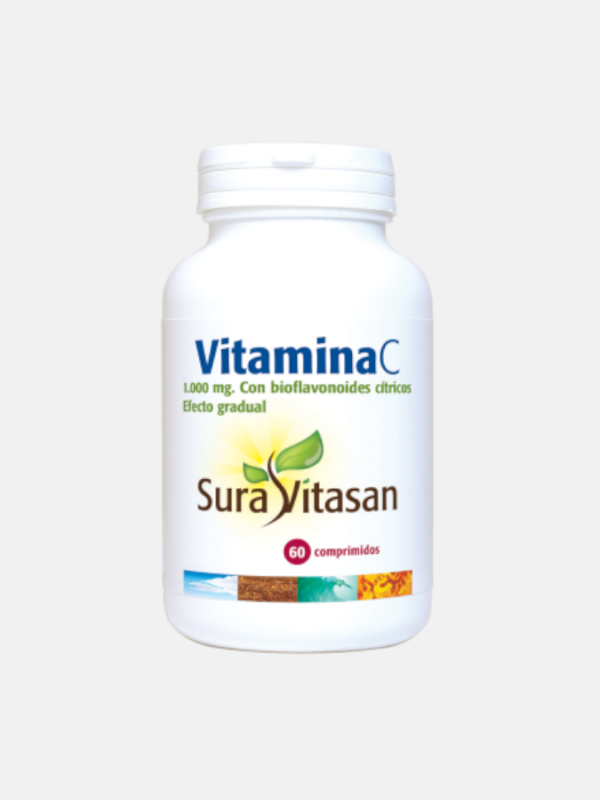 Vitamina C 1000mg - 60 comprimidos - Sura Vitasan