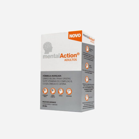 MentalAction Adultos – 30 comprimidos + 30 cápsulas – Perrigo