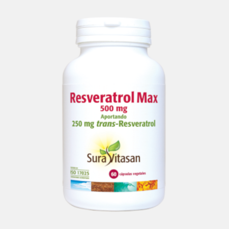 Resveratrol Max – 60 cápsulas – Sura Vitasan