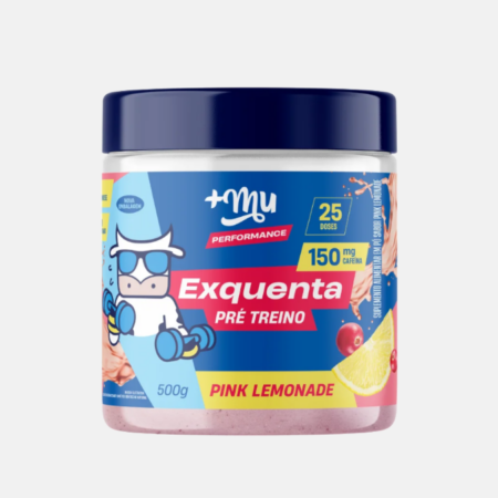 Muke Pré Treino Exquenta Pink Lemonade – 500g – +Mu