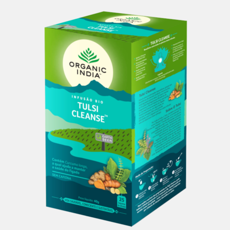 Infusão Bio Tulsi Cleanse – 25 saquetas – Organic India