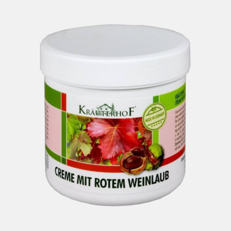 Creme Mit Rotem Weinlaub (Bein Und Venen) – 250ml – Krauterhof