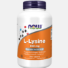 L-Lysine 500mg - 250 comprimidos - Now