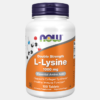 L-Lysine Double Strength 1000mg - 100 comprimidos - Now