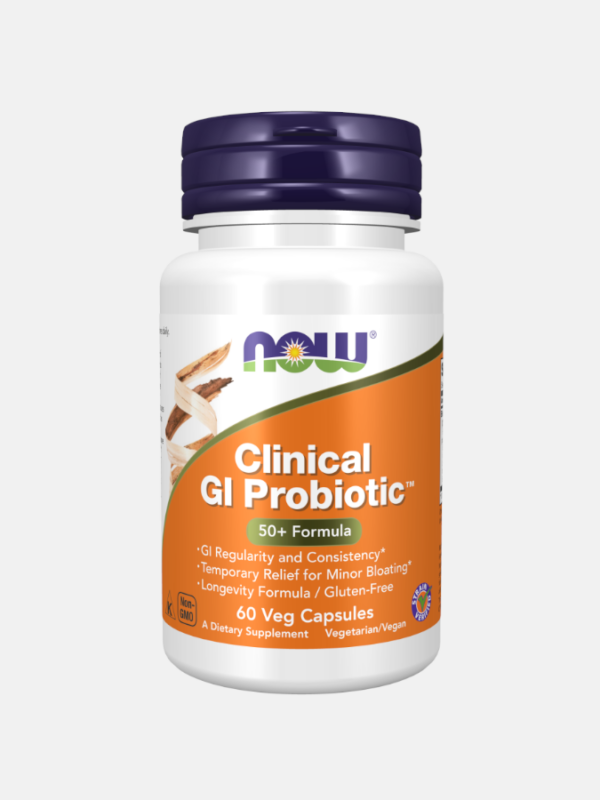 Clinical GI Probiotic - 60 cápsulas - Now