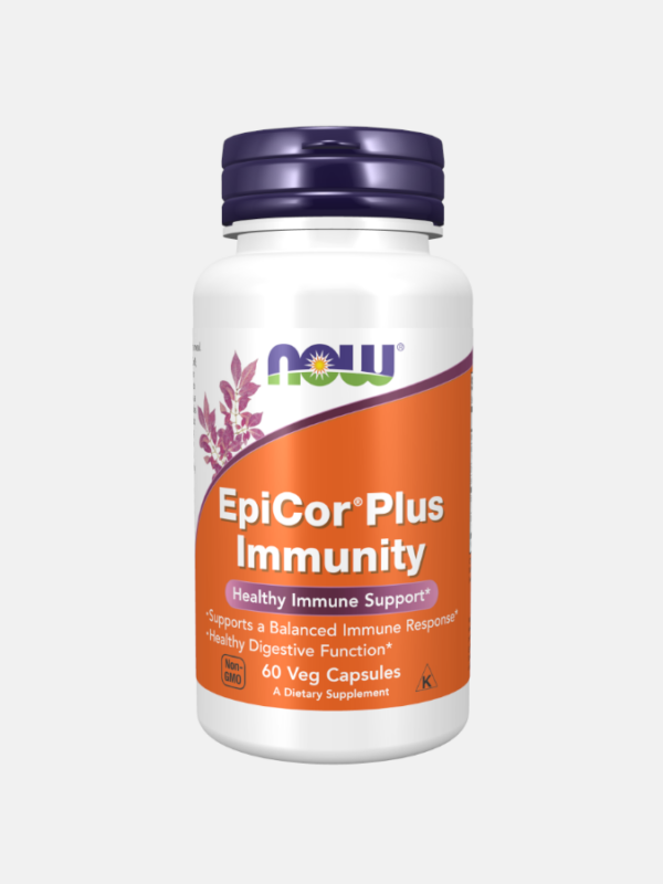 EpiCor Plus Immunity - 60 cápsulas - Now