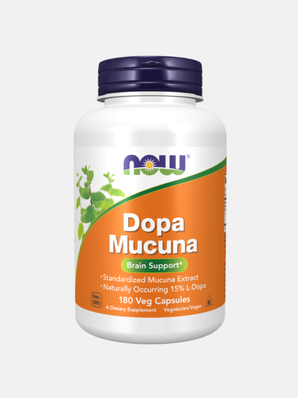 DOPA Mucuna - 180 veg cápsulas - Now