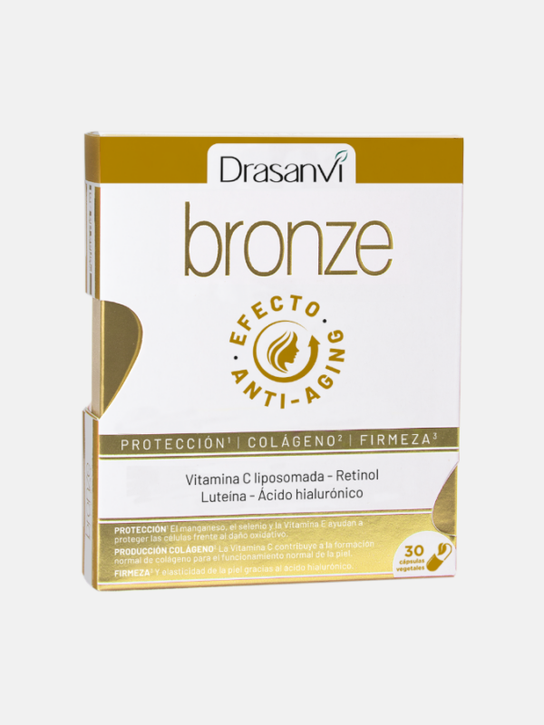 Bronze Efecto Anti-Aging - 30 cápsulas - Drasanvi