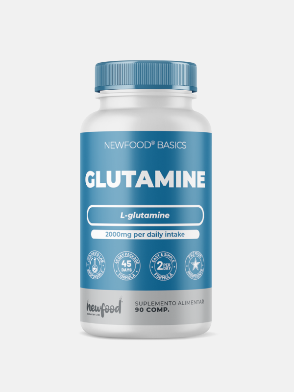 Glutamine - 90 comprimidos - NewFood