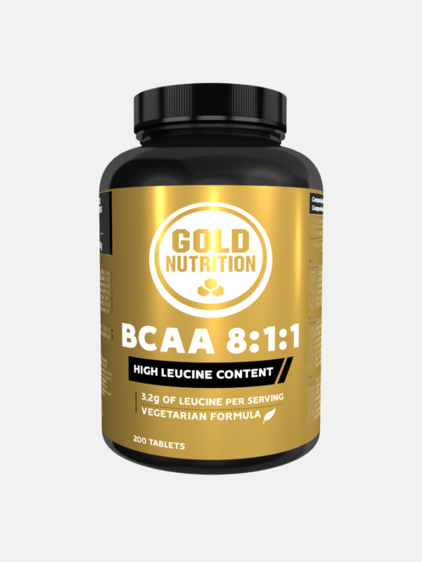 BCAA 8:1:1 - 200 comprimidos - Gold Nutrition