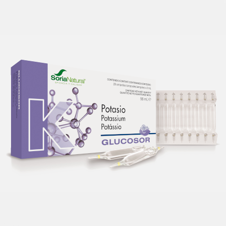 Glucosor Potássio – 28 ampolas – Soria Natural