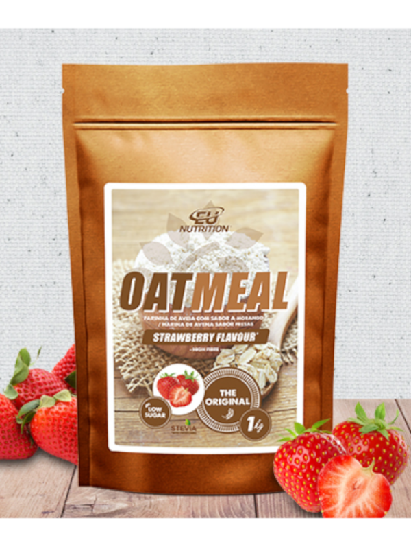 Oatmeal Flour Strawberry - 1Kg - EU Nutrition