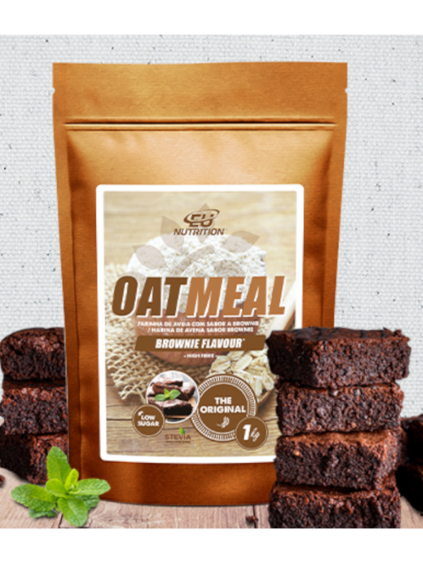 Oatmeal Flour Brownie - 1Kg - EU Nutrition