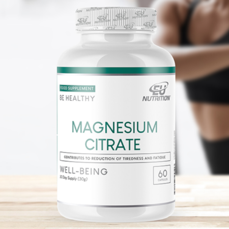 Magnesium Citrate – 60 cápsulas – EU Nutrition