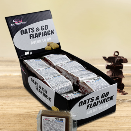 Oats & Go FlapJack Chocolate PACK – 24 x 60g – EU Nutrition