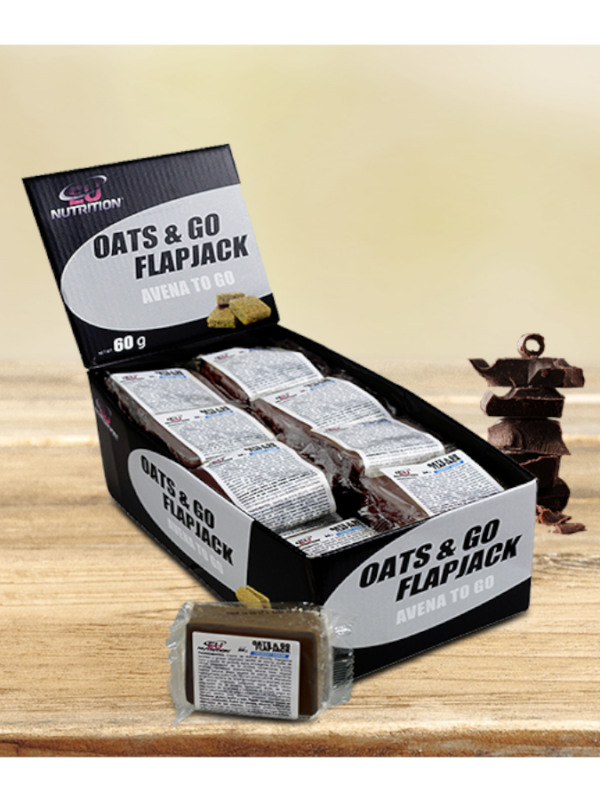 Oats & Go FlapJack Chocolate PACK - 24 x 60g - EU Nutrition